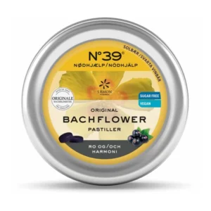 Bach pastiller no 39 Nødhjælp vegansk | 50 g | Originale BachBlomster