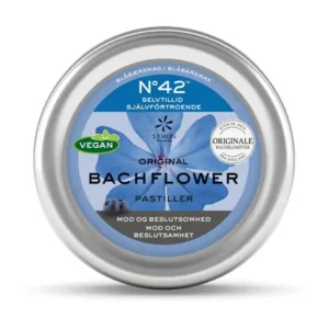 Bach pastiller no 42 Selvtillid vegansk | 50 g | Originale BachBlomster