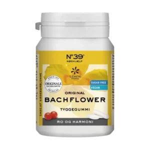 Bach tyggegummi no 39 Nødhjælp vegansk | 60 g | Originale BachBlomster