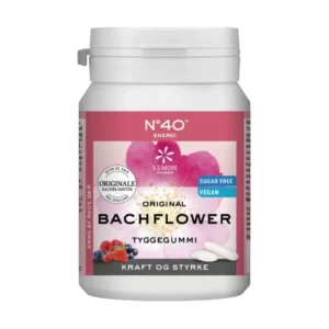 Bach tyggegummi no 40 Energi vegansk | 60 g | Originale BachBlomster
