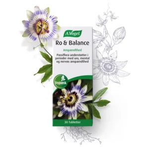 PAUSED Ro og Balance mod anspændthed vegansk | 30 tab | A. Vogel