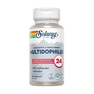 Multidophilus 24 - Mælkesyrebakterier | 60 kapsler | Solaray
