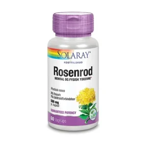 Rosenrod - Adaptogener | 60 kap | Solaray