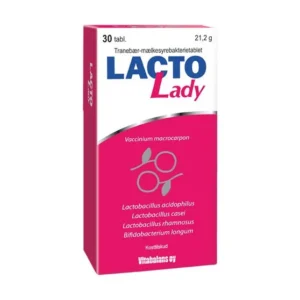 Lacto Lady mælkesyrebakterier og tranebær | 30 tab | Vitabalanse