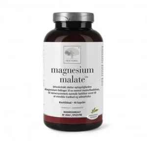 Magnesium malate | 90 kap | New Nordic