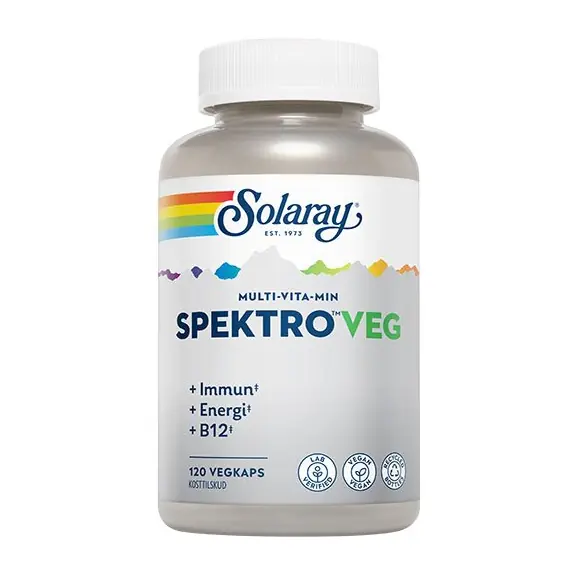 Spektro VEG Multivitamin | 120 kap | Solaray