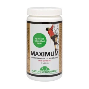 Maximum multivitamin +ginsing | 90 tabs | Natur-Drogeriet
