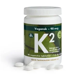K2 vitamin 90u Vegansk | 90 tab | DFI