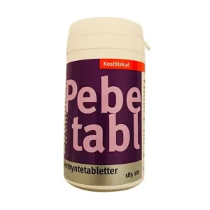 Pebe tabl, pebermyntetabletter | 185 tab | Obbekjærs