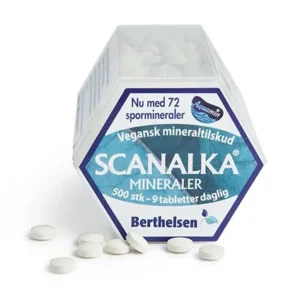 Scanalka Mineraler | 500 tab | Berthelsen