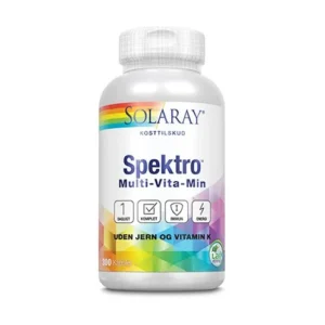 Spectro Multi - uden jern og vit. k | 300 kap | Solaray