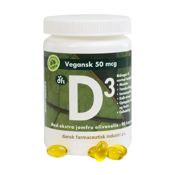 D3 50u vegan | 90 kap | DFI