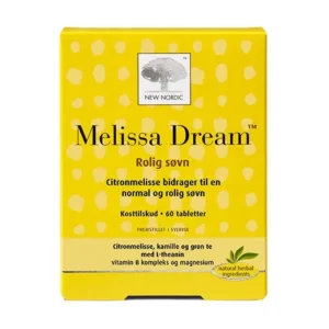 Melissa Dream Søvn | 60 tab | New Nordic