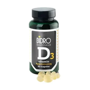 D-vitamin 38ug m. appelsinsmag | 90 kap | Bidro