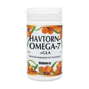 Havtorn omega 7 + GLA | 60 kap | Vitabalanse