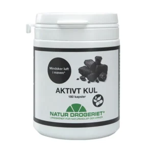 Aktivt kul | 180 kap | Natur-Drogeriet