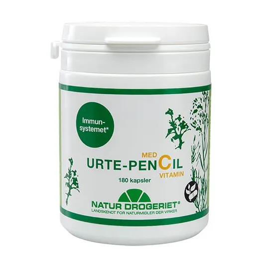 Urte-penCil m. C-vitamin | 180 kap | Natur-Drogeriet