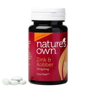Zink og Kobber Food State | 50 kap | Natures Own