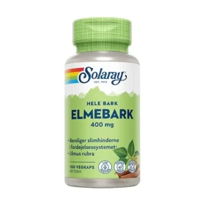 Elmebark 400 mg | 100 kap | Solaray