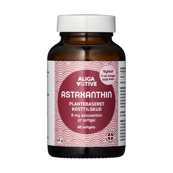 Aliga Aqtive Astaxanthin 8 mg | 60 soft gels