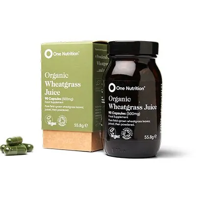 Organic Wheatgrass Juice – kapsler Ø | 90 kap | Panacea