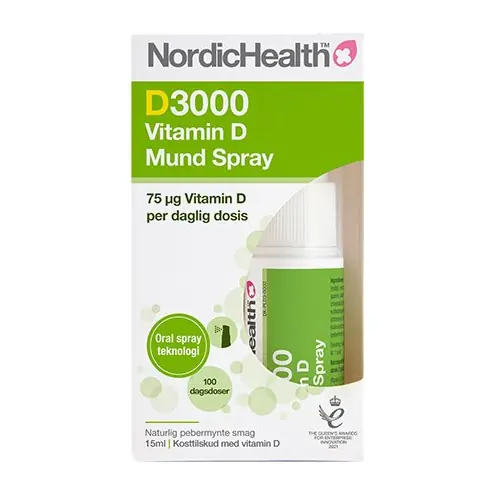 D3000 Vitamin D Mund Spray | 15 ml | NordicHealth