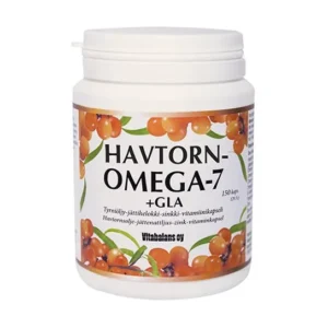 Havtorn Omega 7+GLA | 150 kap | Vitabalanse