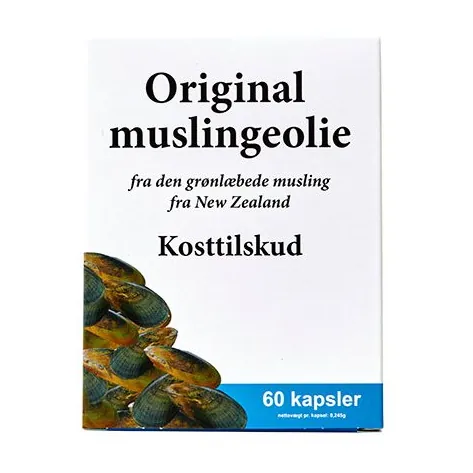 Original muslingeolie | 60 kap