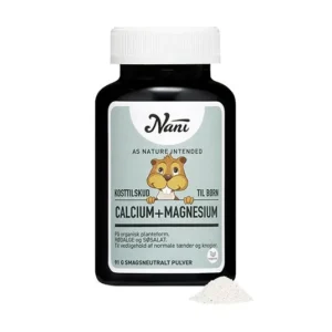 Calcium+Magnesium børn, smagsneutral | 91 g | Nani