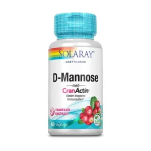 D-Mannose CranActin - Immunsystem | 60 kap | Solaray