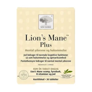 Lion's Mane Plus | 30 tab | New Nordic