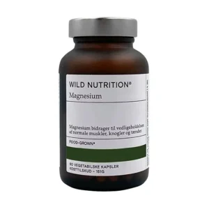 Magnesium for alle Food-Grown | 60 kap | Wild Nutrition