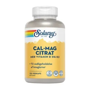 Cal-Mag m. 25 mcg D+ 50 mcg K2 | 150 kap | Solaray