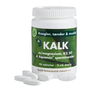 KALK m. magnesium, K2, D3 & spormineraler | 90 tab | DFI