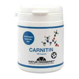Carnitin | 180 kap | Natur-Drogeriet