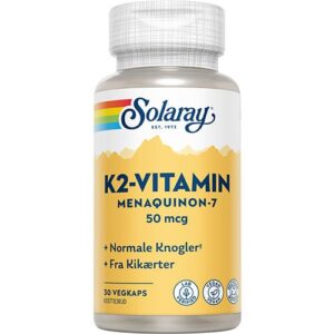 K2-vitamin 50 mcg | 30 kap | Solaray