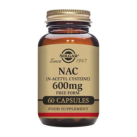 NAC (N-Acetyl Cysteine) 600 mg | 60 kap | Solgar