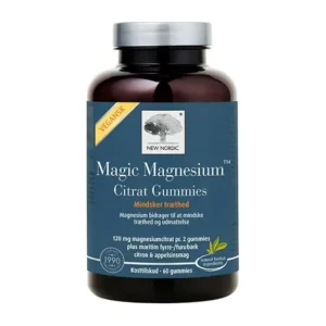 Magic Magnesium Citrat Gummies | 60 gum | New Nordic