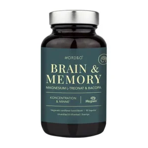 Nordbo Brain & Memory Magnesium 90 kap
