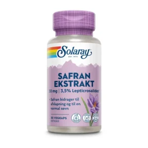 Safran ekstrakt | 30 kap | Solaray