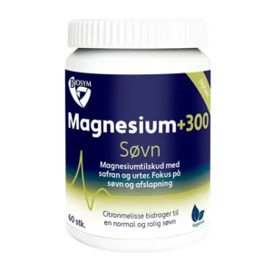 Magnesium +300 Søvn | 60 kap | Biosym