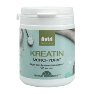 Kreatin monohydrat kapsler | 180 kap | Natur-Drogeriet