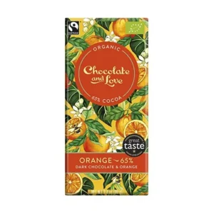 Chokolade Orange øko | 80 g | Chocolate and Love