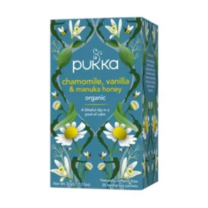 Chamomile te m. Vanilla Manuka Honey Ø Pukka | 20 breve