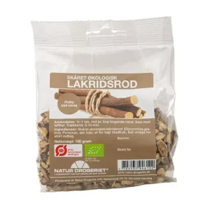 Lakridsrod – skåret øko | 100 g | Natur-Drogeriet
