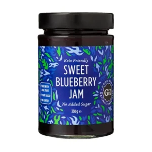 Blåbærmarmelade m. stevia | 330 g | Good Good