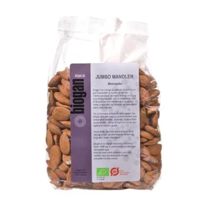 Mandler Jumbo øko | 500 g | Biogan