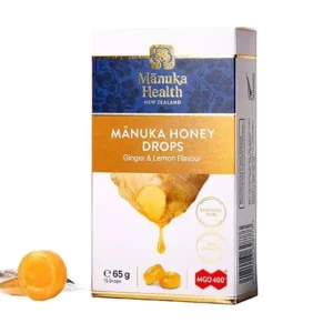 Manuka honning drops Ginger Lemon | 65 g | Manuka Health