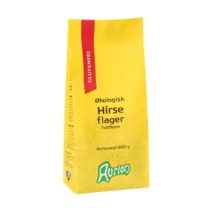 Hirseflager, glutenfrie, økologiske, 600 g | Aurion