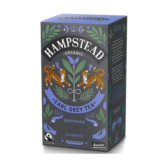 Earl Grey te Ø Demeter | 20 breve | Hampstead Organic